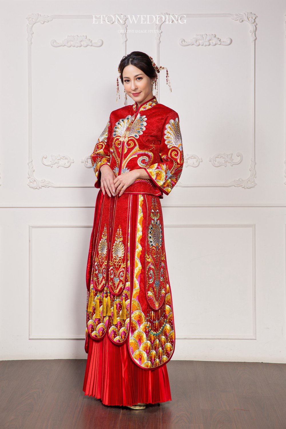 中式禮服出租,中式禮服,中式婚紗,秀禾服,龍鳳褂