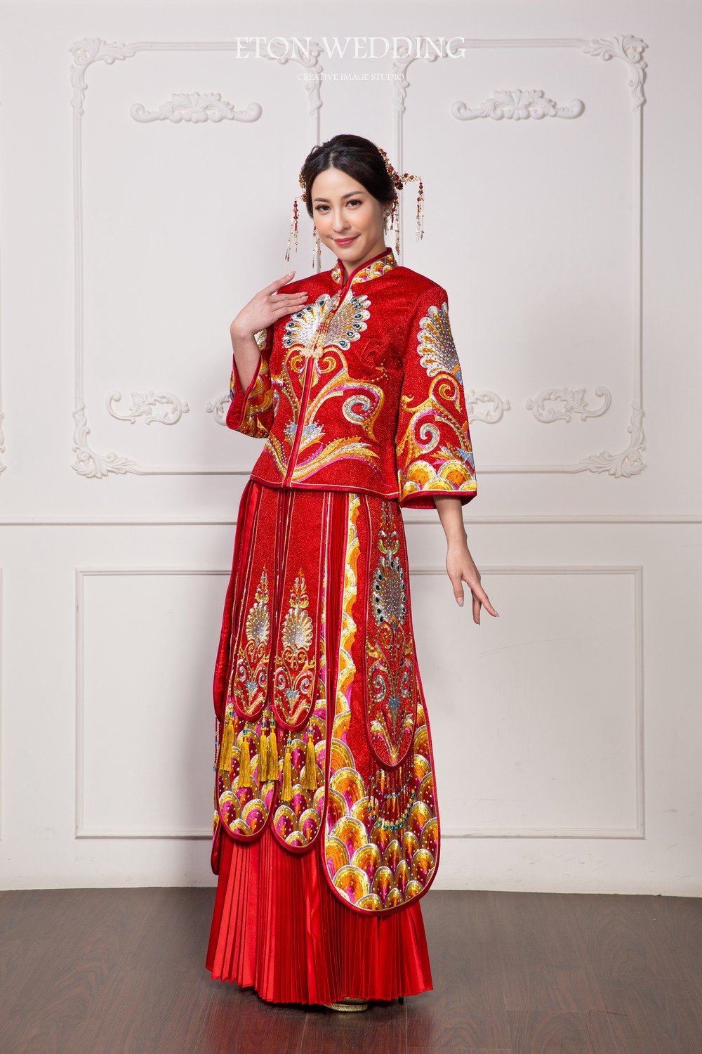 中式禮服出租,中式禮服,中式婚紗,秀禾服,龍鳳褂