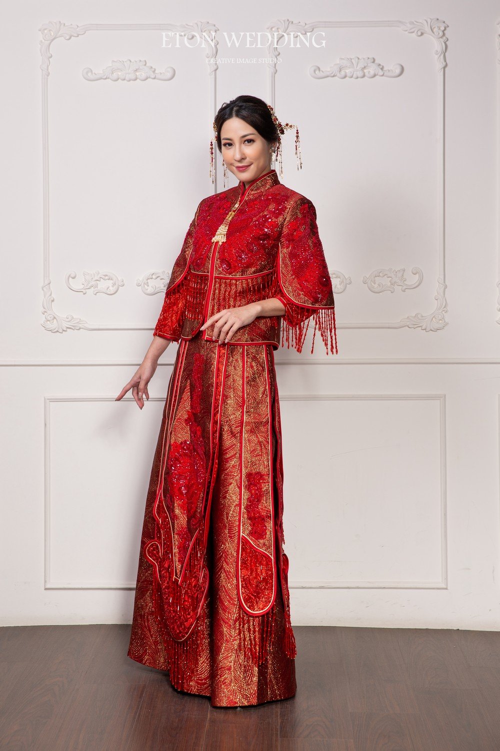 中式禮服出租,中式禮服,中式婚紗,秀禾服,龍鳳褂