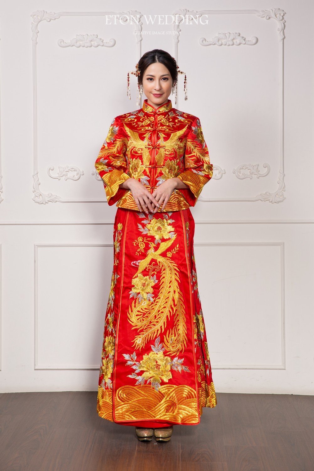 中式禮服出租,中式禮服,中式婚紗,秀禾服,龍鳳褂