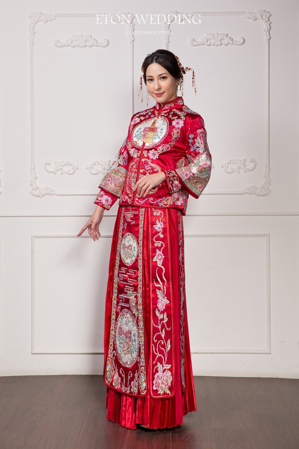 中式禮服出租,中式禮服,中式婚紗,秀禾服,龍鳳褂