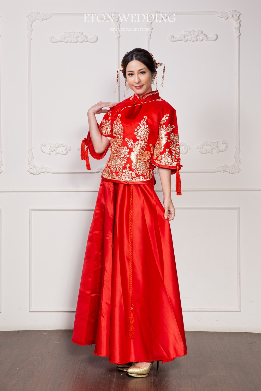 中式禮服出租,中式禮服,中式婚紗,秀禾服,龍鳳褂