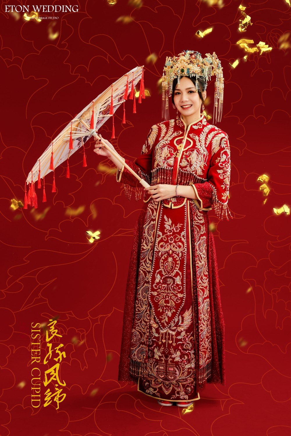 中式禮服出租,中式禮服,中式婚紗,秀禾服,龍鳳褂