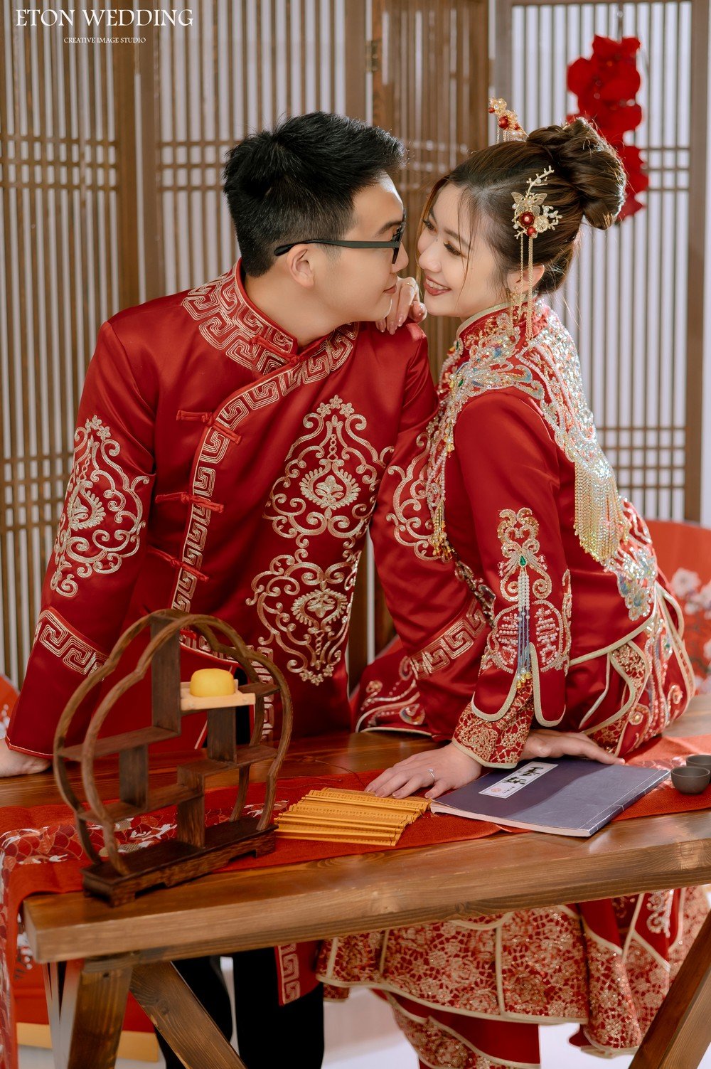 中式禮服出租,中式禮服,中式婚紗,秀禾服,龍鳳褂