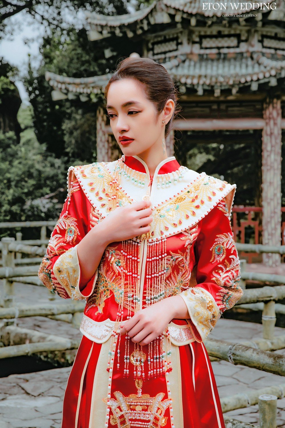 中式禮服出租,中式禮服,中式婚紗,秀禾服,龍鳳褂