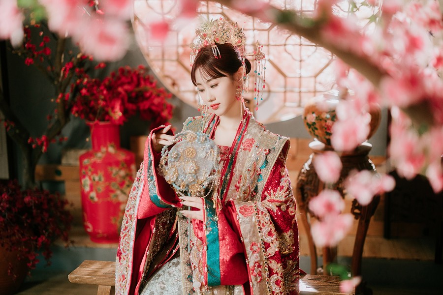 漢婚服,漢服婚紗,中式婚紗,古風婚紗