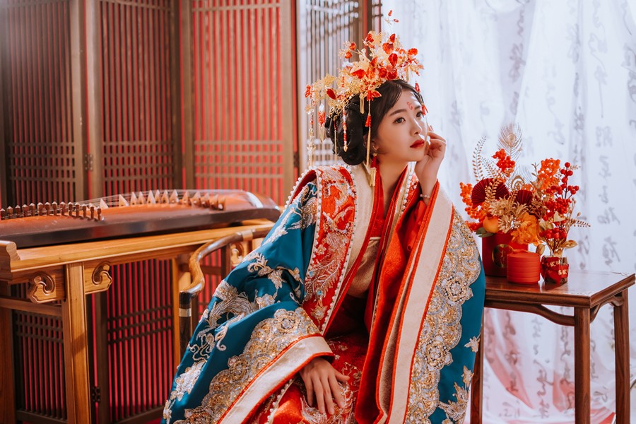 漢婚服,漢服婚紗,中式婚紗,古風婚紗