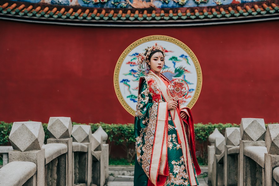 漢婚服,漢服婚紗,中式婚紗,古風婚紗