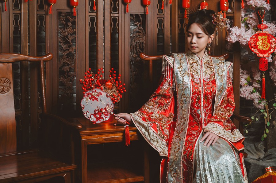 漢婚服,漢服婚紗,中式婚紗,古風婚紗