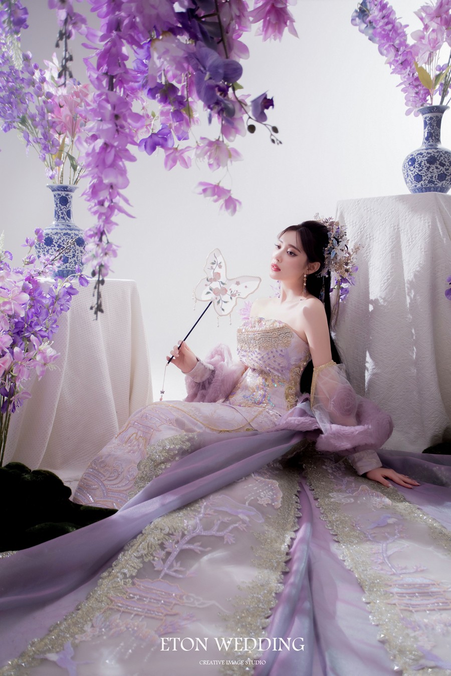 新中式婚紗,中式婚紗,秀禾服,東方婚紗