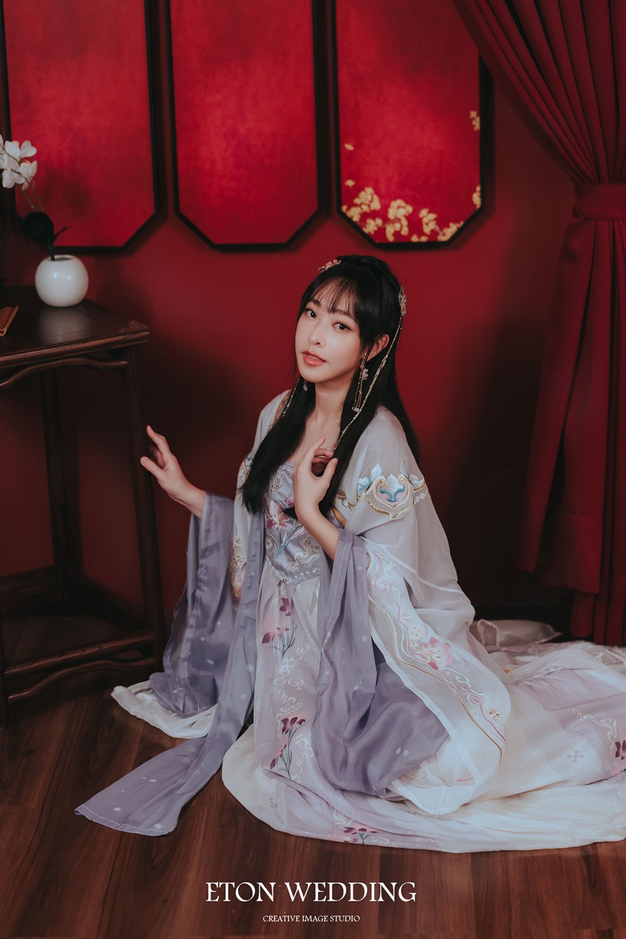 新中式婚紗,中式婚紗,秀禾服,東方婚紗